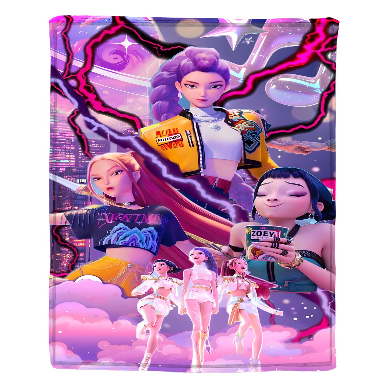 

Фланелевое цифровое печатное одеяло, кондиционер, одеяло для дивана, подарок для девочки One Size