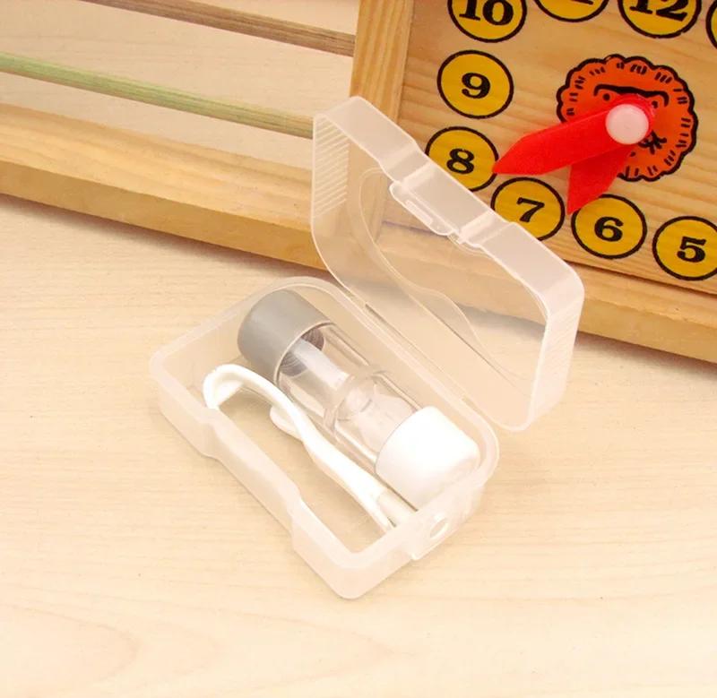 1pc Container Single Box and Set Options Small Lovely Portable Contact Lens Travel Eyewear Case Bag Box