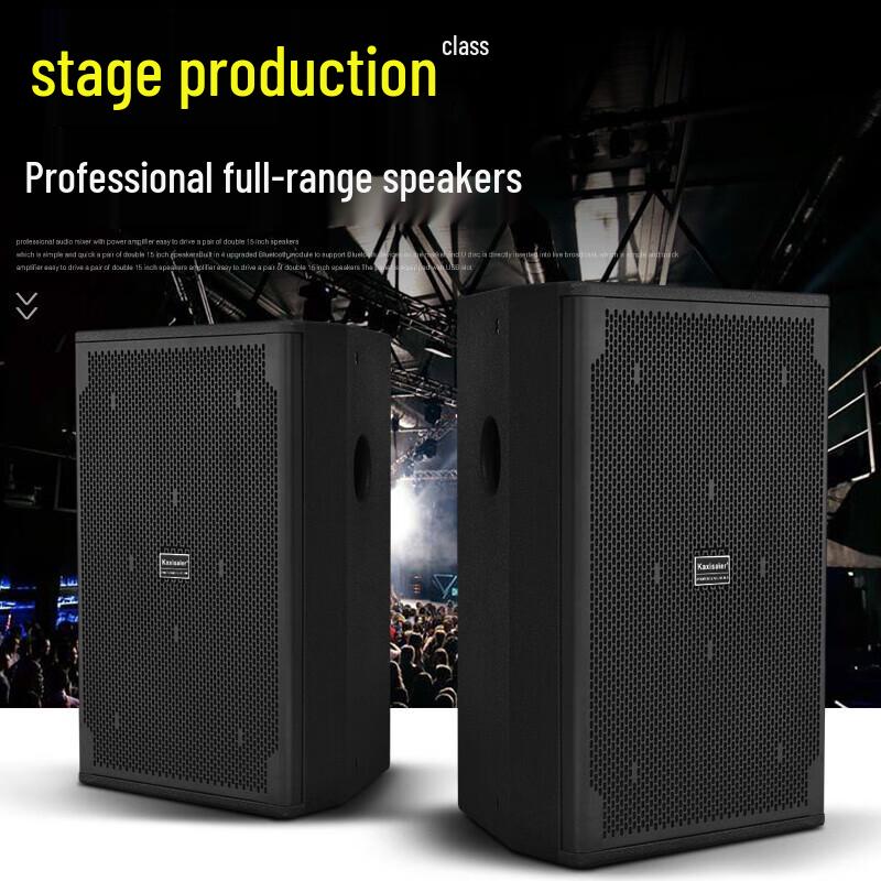 KAXISAIER A15S 15-inch Full-Range HIFI Professional Speaker