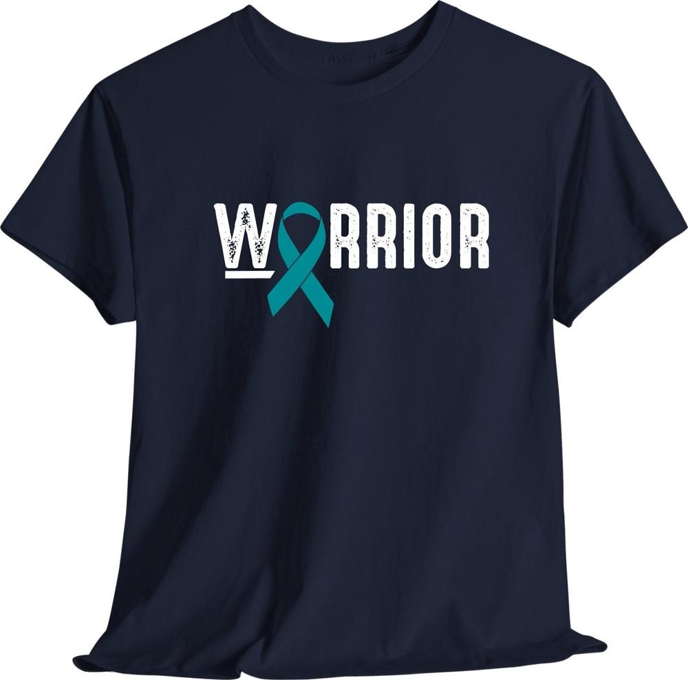 Ovarian Cancer Awareness Tshirt Ovarian Cancer Support Tee Ovarian Cancer Top S