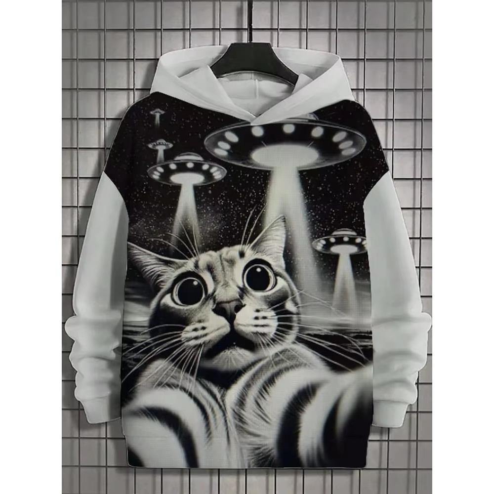 Japan Samurai Print Men's Hoodies Hip Hop Trend Street Clothes Fashion Autumn and Winter Sweatshirts Casual Pullover Loose Tops