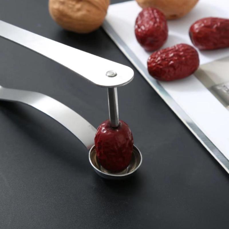 Stainless Steel Jujube Corer Labor Saving Efficient Pit Removal Tool Perfect for Home Kitchen Dessert Making