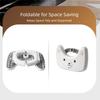 Foldable Bathroom Foot Stool Ergonomic Toilet Seat Universal Under Desk Footrest  Home