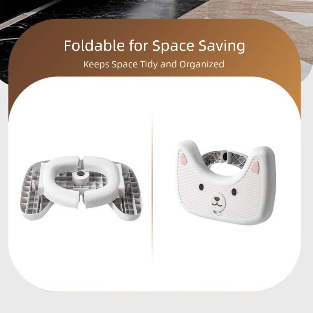 Foldable Bathroom Foot Stool Ergonomic Toilet Seat Universal Under Desk Footrest  Home