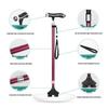 Kodeno Multifunctional Telescopic Walking Cane with Quad Base & LED Light