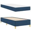 Bed Frame with Mattress Blue 80 x 200 cm Fabric
