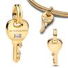 925 Silver Lock&Key Charms Lucky Heart Shaped Key Beads Pendants Fit Necklace Bracelet DIY Fine Jewelry Gift
