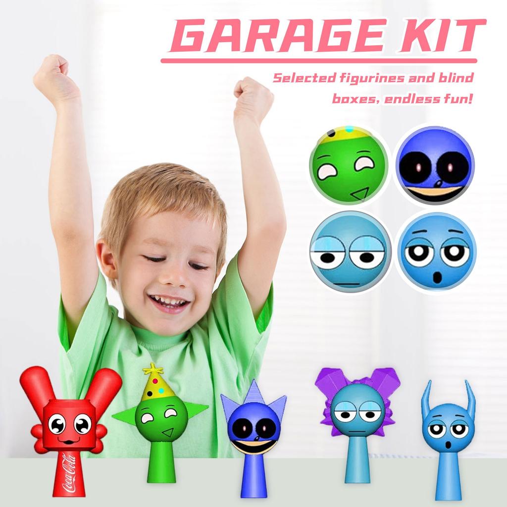 Action Figures, Toy Whole Set Gray,Birthday Gifts For Horror Game Music Fans Adult Kids