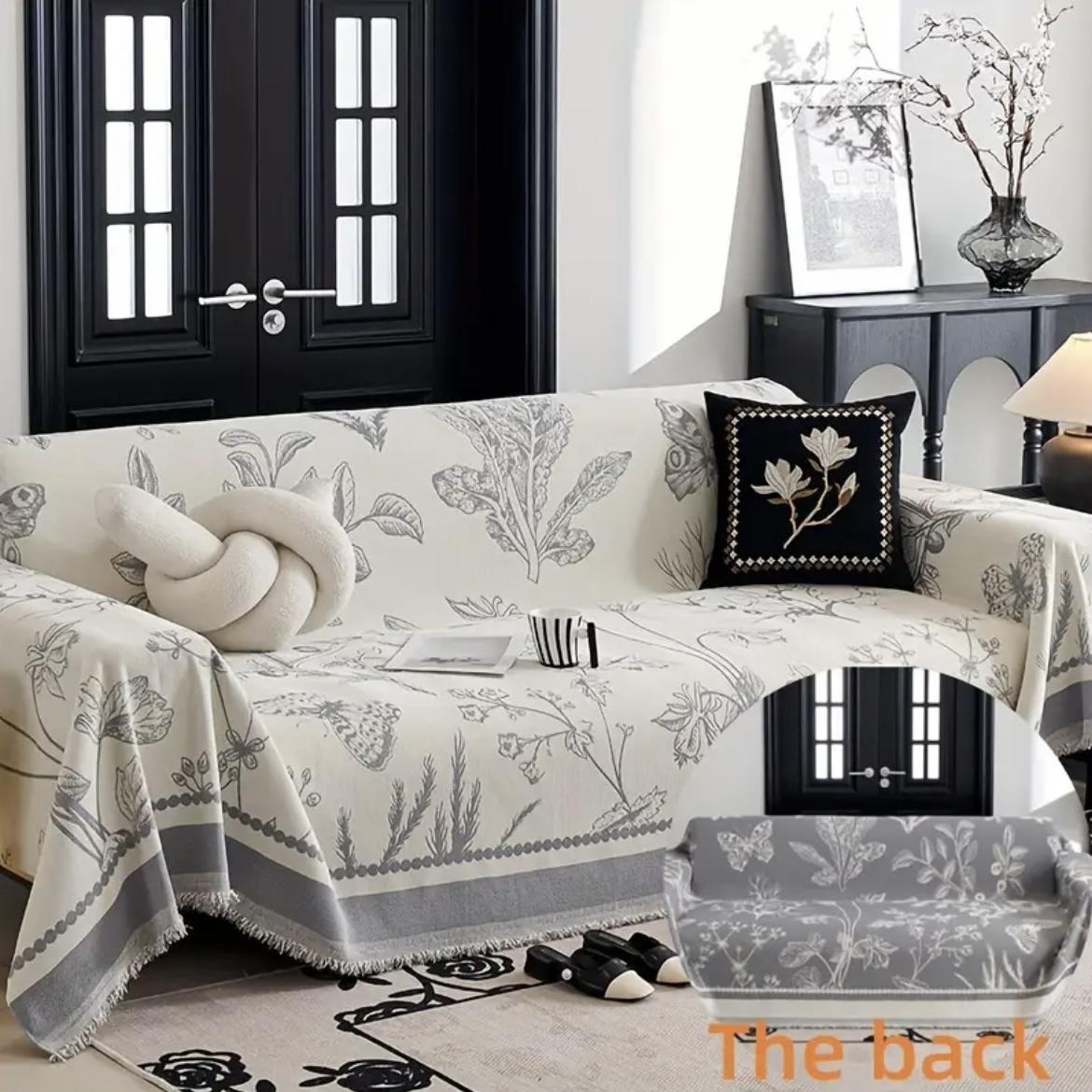 

Simple Modern All-inclusive Universal Cover, Pet Friendly Used for Sofa Blanket Sofa Towel Sofa Protection Cover Double-sided 180x130cm1pc