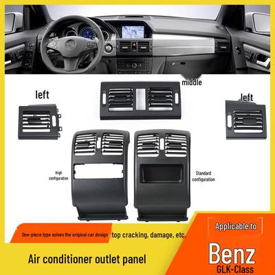 Mercedes-Benz GLK-Class Rear AC Vent Panel - GLK220/300 Grille Assembly