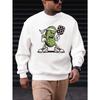 Men's Cucumber Pickleball Print Casual Fashion Sweatshirt
