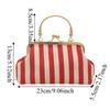 Sacs à bandoulière minimalistes à fermoir baiser Chaîne coquille couleur contrastante Sacs à main Pour femmes