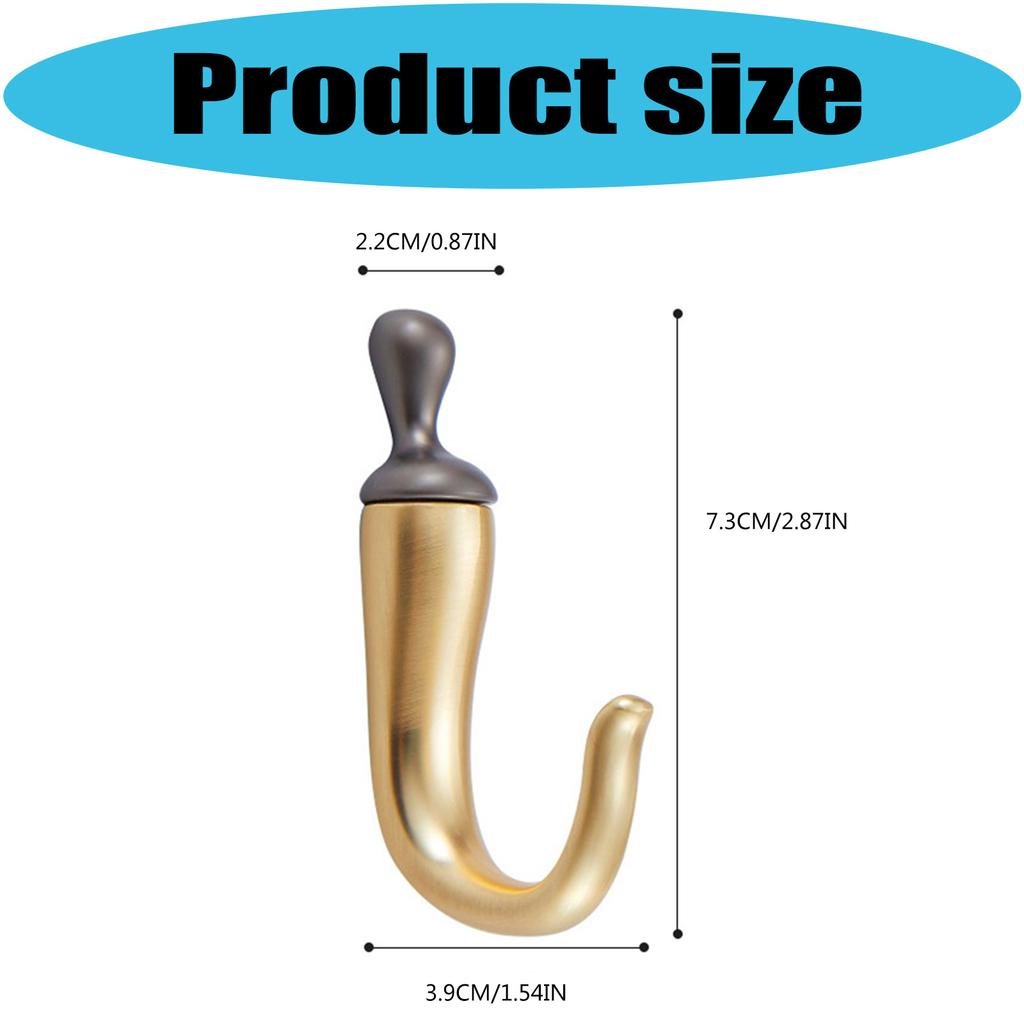 Practical Chili Wall Mount Hook For Keys Jackets Hats Storage Zinc Alloy Decorative Practical Hanger For Home