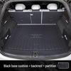 Compatible with 25 NIO ES6 models: TPE trunk mat, tailgate mat, door sill mat, and trunk cover.