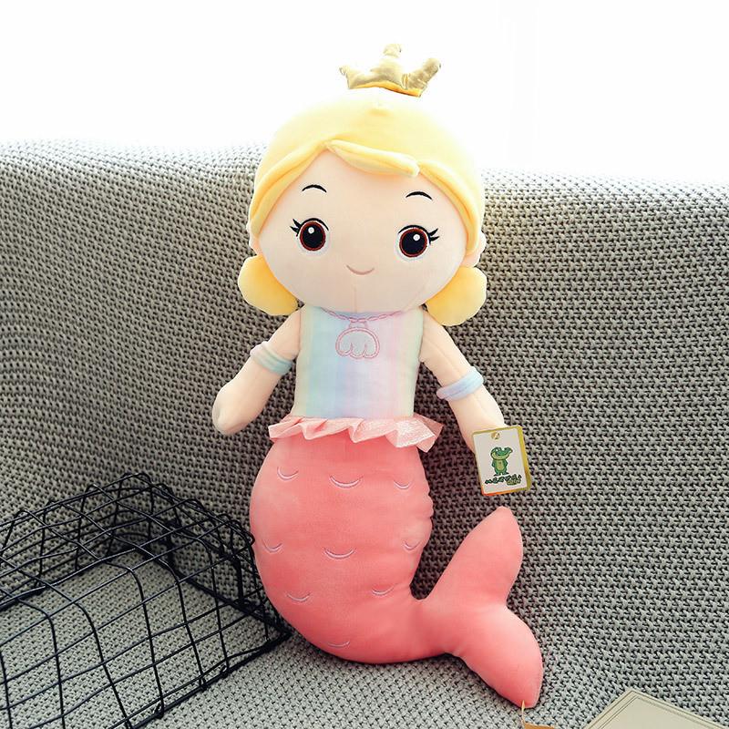 Toy Plush Mermaid Cute Cartoon Girl Child Bed Sleeping Companion Gift Dolls