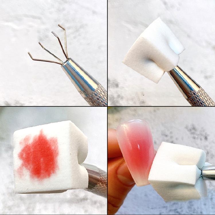 Nail Sponge Gripper Tool Sponge Art Convenient and Portable Tool for Touch Ups