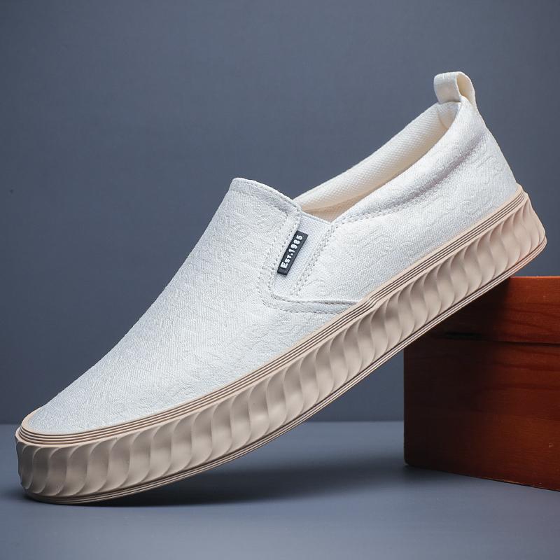 

Fashion Korean Fashion Men Casual Shoes Canvas Men Luxury Designer Shoes High Quality Mujer Vulcanizar Los Zapatos Chaussures SS24807 38 белый