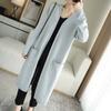 A New Mid-length Coat Sweater for Autumn and Winter. Wear A Solid-colored Long-sleeved Sweater Over A Knee-length Knitted Cardigan for Women