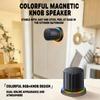 Magnetic Water Proof Bluetooth Speaker With Lighting,small Wireless Speaker ,volume Knob & 360° Sound. Portable For Home, Outdoors & Bathroom