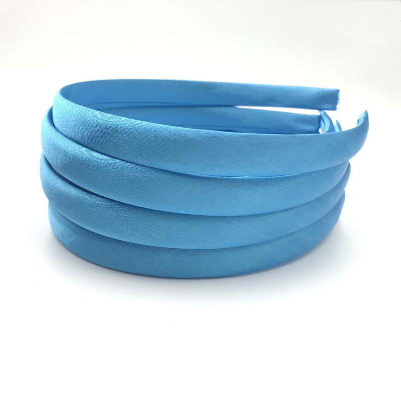 1,5 cm Satintyginslaget Hårband - Godisfärger, DIY Handgjort Modeaccessoar