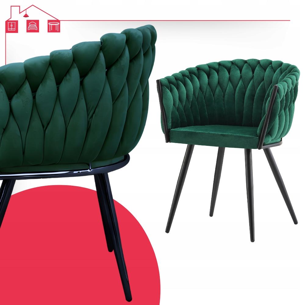Tilo Freestanding Armchair Green Chair with Armrests Family Meble