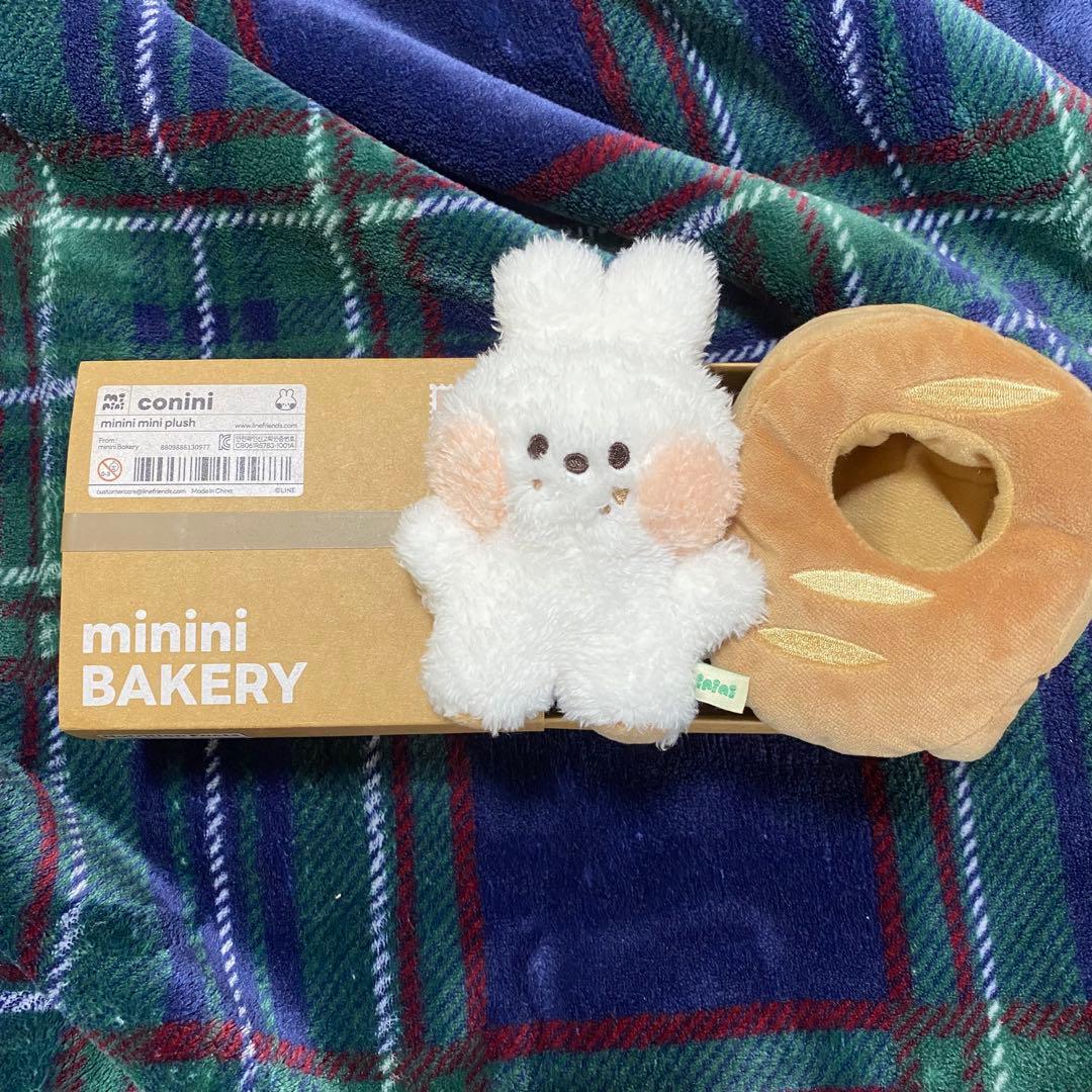 [Б/У] Плюшевая игрушка LINE FRIENDS minini bakery conini