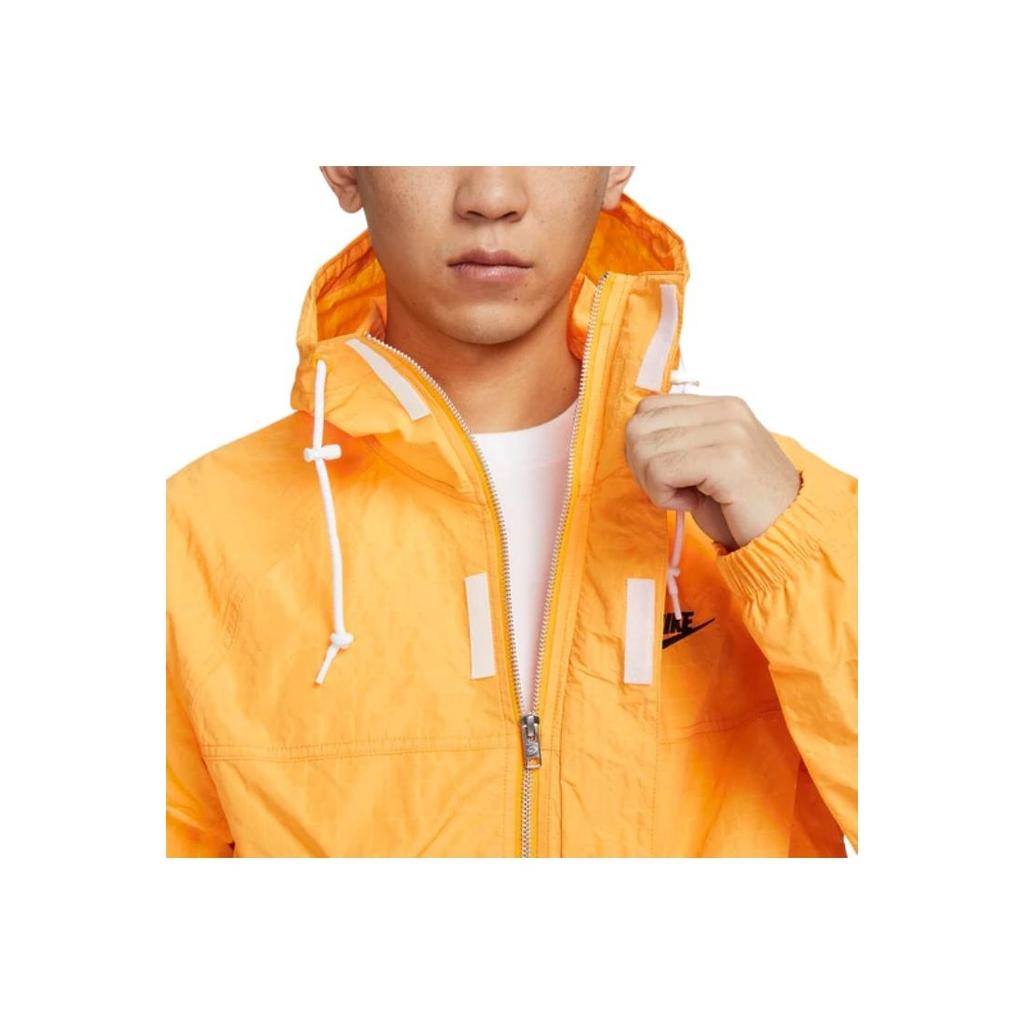 Nike Waterproof Hooded Zip-Up Long Sleeve Jacket Men Outerwear University-Gold FN3109-739