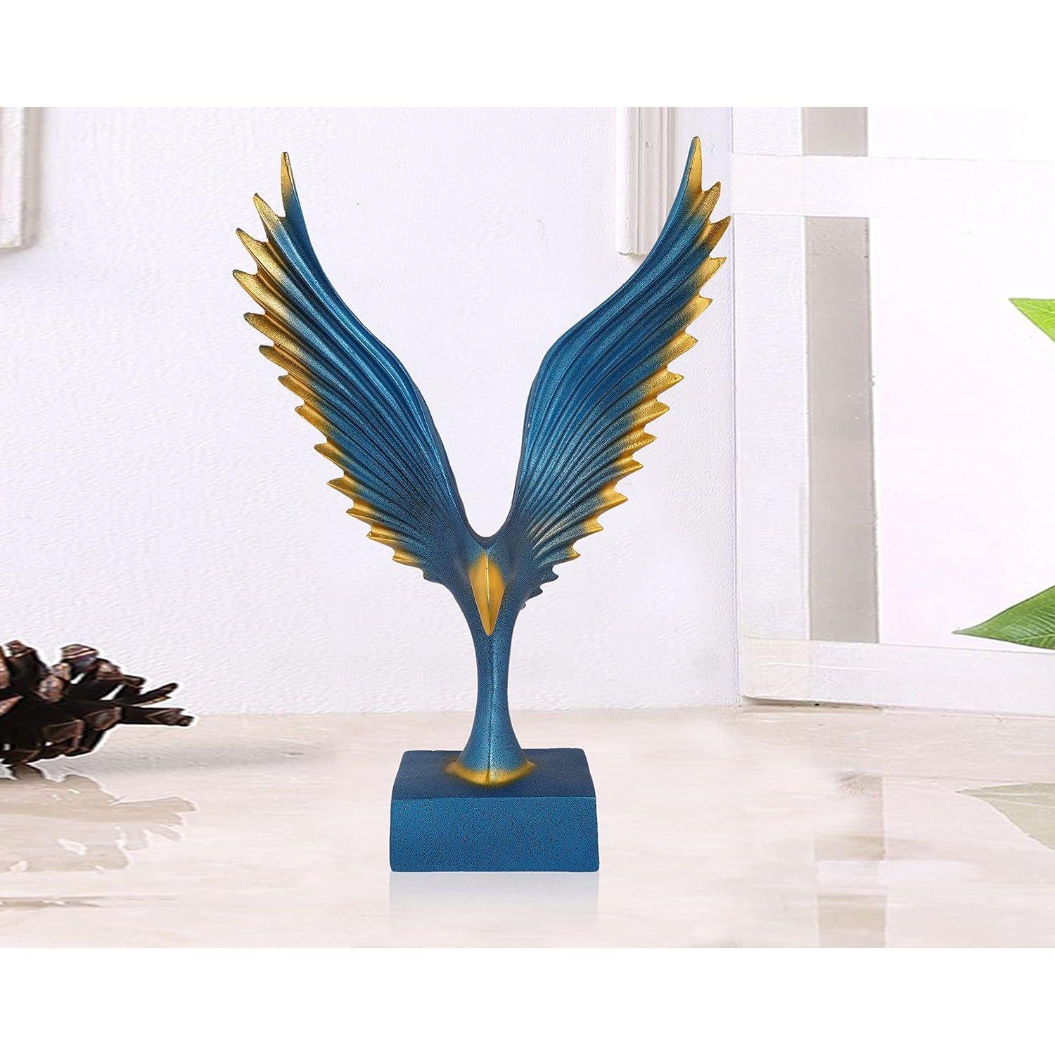 

Eagle Wing Figurines Sculptures Home Decor Showpiece Feng Shui Vastu Eagle Wing Statue for Home Decorative Showpiece