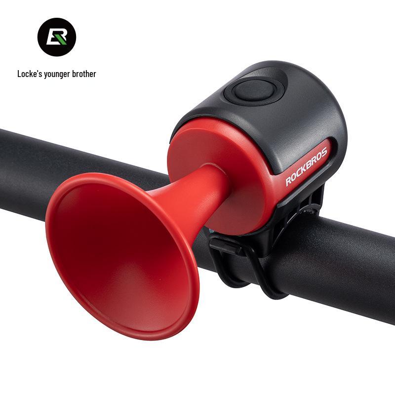 Rock Brothers Universal Electric Bike Horn for Road, Mountain, and Children's Bikes