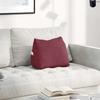 Back Cushion Burgundy Red 45 x 20 x 35 cm Fabric