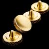 Brass Shutter Release Concave Rubber Ring Shutter Button for Fujifilm/Leica/Nikon/Sony DSLR Camera