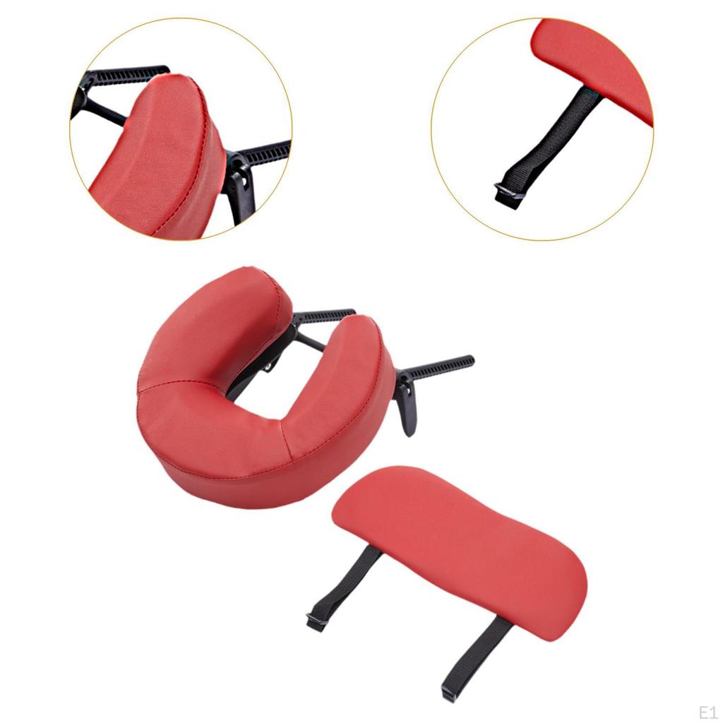 Face Cradle and Cushion Adjustable Headrest Support Bracket for Home