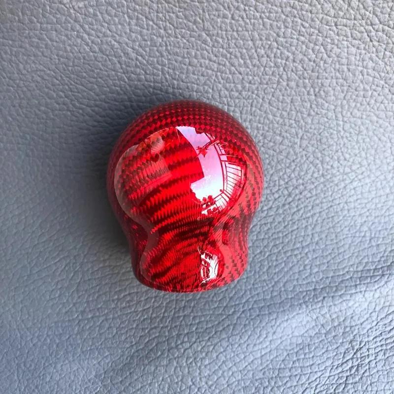 New Manual 6 Speed Red Carbon Fiber Gear Shift Knob For Toyota GT86 Subaru BRZ WRX STI