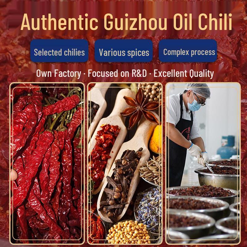 Guizhou Red Oil Spicy Chili Sauce for Cold or Braised Dishes