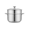 Hermand Nolte Boris 28cm Edelstahl Doppel-Dampfgarer Topf