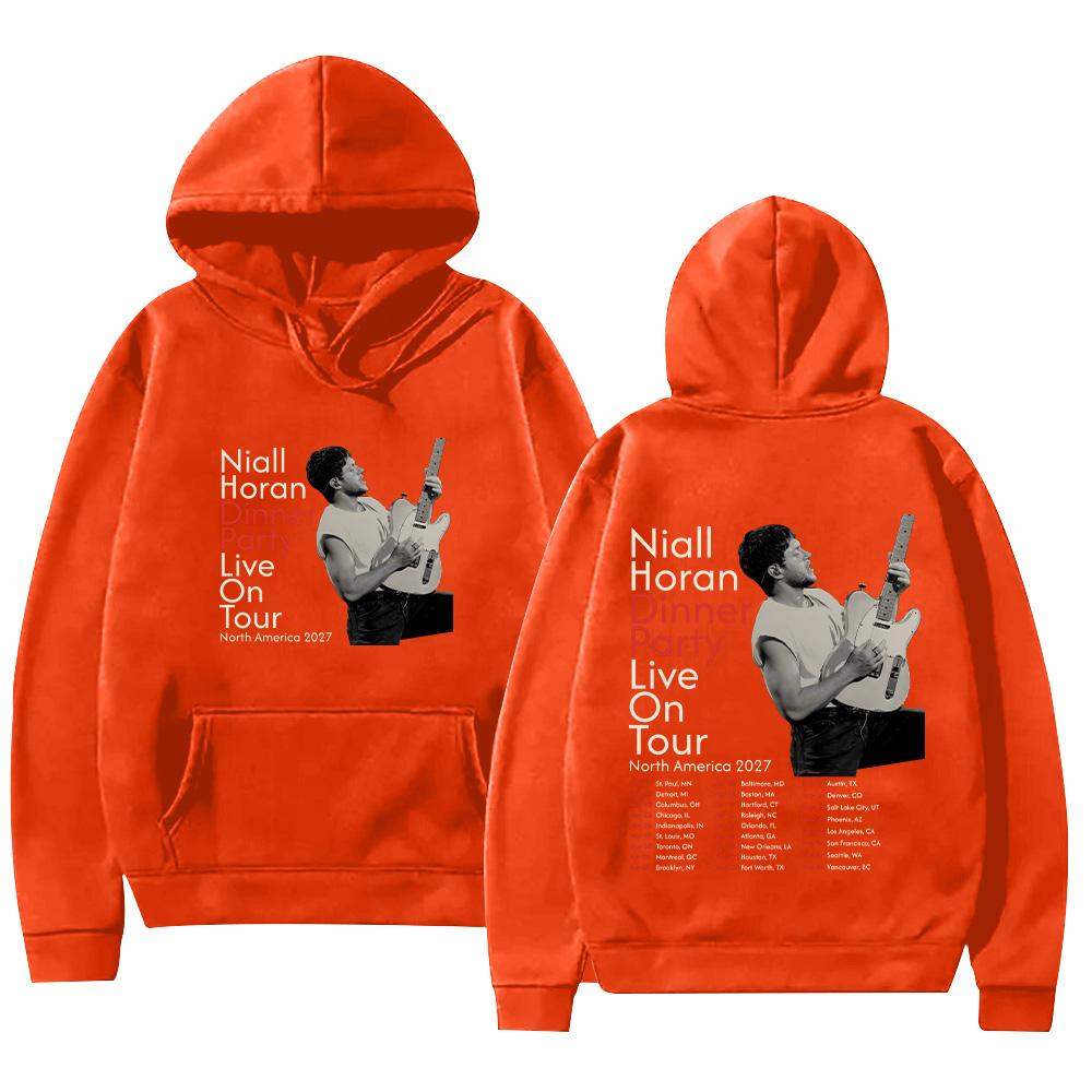 Niall Horan Dinner Party Live Tour North America 2027 Hoodie Y2k High Street Sweatshirt  Male Clothes Pullover Unisex Streetwear