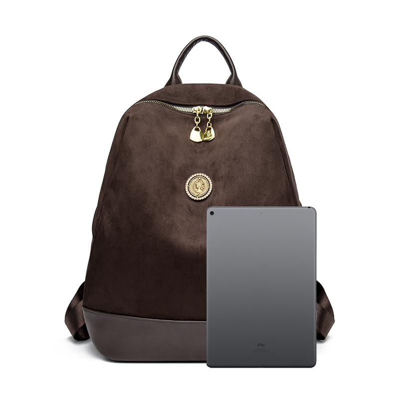 Stitching Backpack Anti-Theft Women's Backpack Large Capacity Student Schoolbag