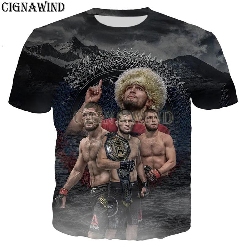 New Arrival Khabib Nurmagomedov/conor Mcgregor T Shirt Men/women 3D Print T-shirts Harajuku Style Tshirt Streetwear Tops