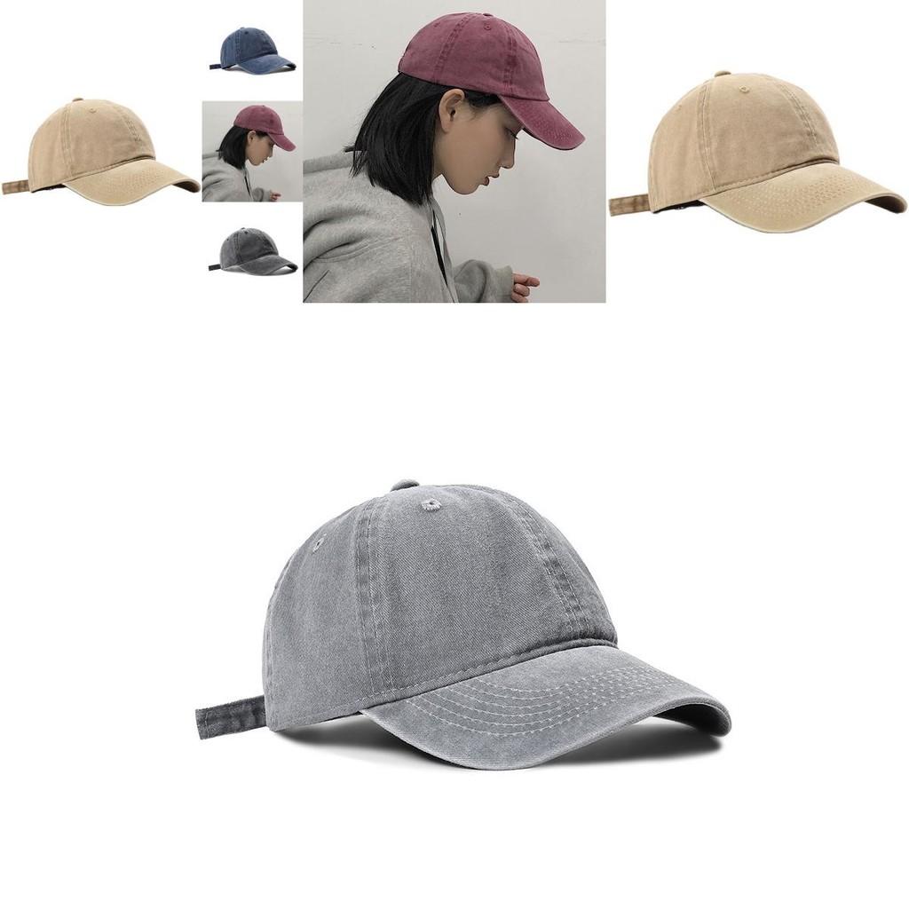 Fashionable Pure Cotton Baseball Hat Soft Brim And Adjustable Size