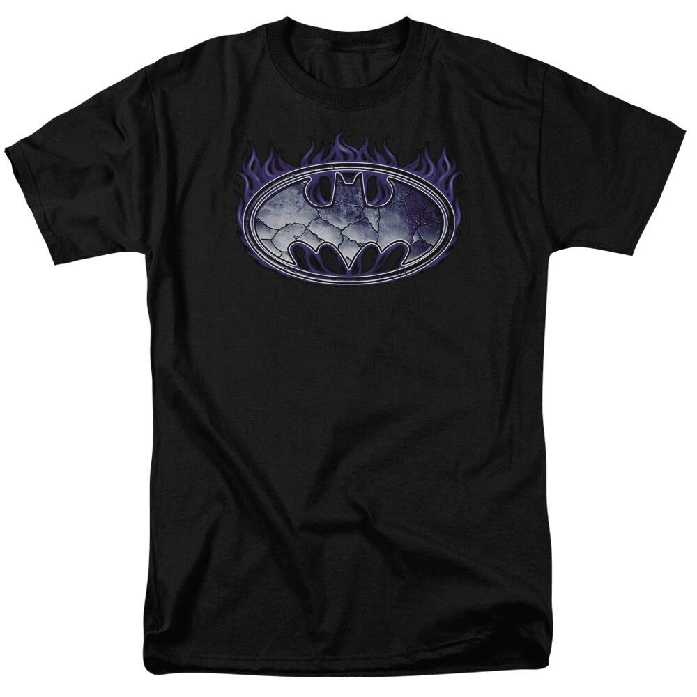 Batman  Cracked Shield  Child s Small 100% Cotton T-shirt Mens Tees Top - Free Shipping 3XL