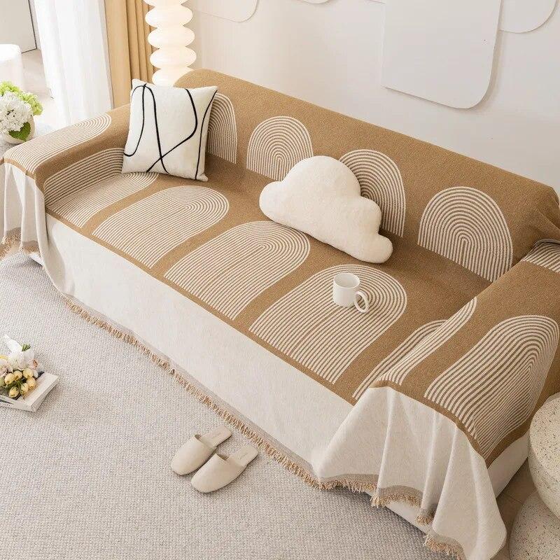 

Полотенце для дивана Advanced Sense, синель в форме арки, универсальное угловое полотенце для дивана, цельное тканевое полотенце «все включено» 180x130cm1pcs