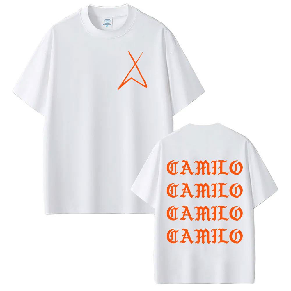 Singer Camilo Tour 2025 New Album Merch T Shirt Unisex Women Vintage Aesthetic T Shirts Hip Hop Gothic Short Sleeve Tees Streetwear