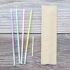 Single Stick with Match Paper Bag Multi-color Birthday Cake Baking Decoration Party Supplies Straight Pole Pencil Candle