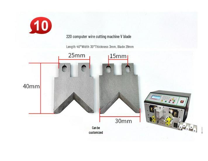 Tungsten Steel Blade for Automatic Wire Cutting and Stripping Machine