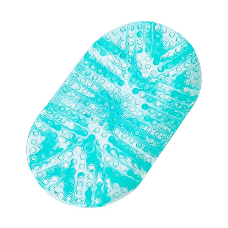 Non-Slip Baby Bath Mat - Silicone Cartoon Seat for Bathtub or Pool, Eco-Friendly & Odorless