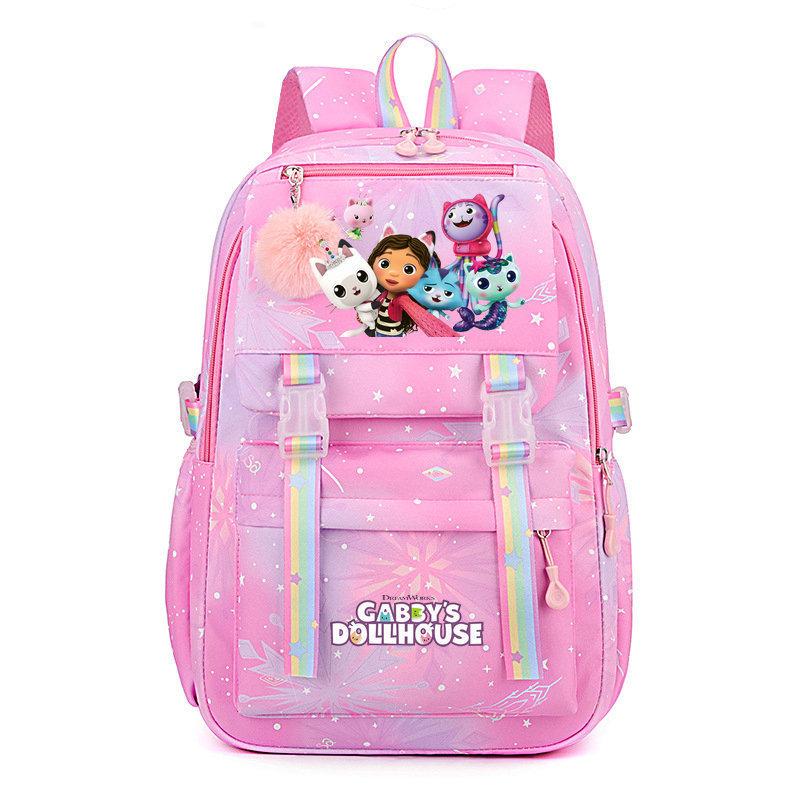 Cartoon Cat Peripheral Schoolbag Stitch Student Backpack New Waterproof Large-capacity Girls Backpack