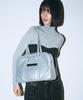 Nick&Nicole Crystal Leather Boston Bag_Silver