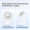 Desktop Mini Fan USB Rechargeable with 4 Speed Settings, Timer Function, Oscillating, Quiet, Strong Wind, Suitable for Office, Home, Outdoor Use,an