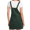 Autumn Winter Women Pocket Retro Corduroy Dress Sexy Sleeveless Vintage Party Dress Casual Solid Slim Suspender Sundress