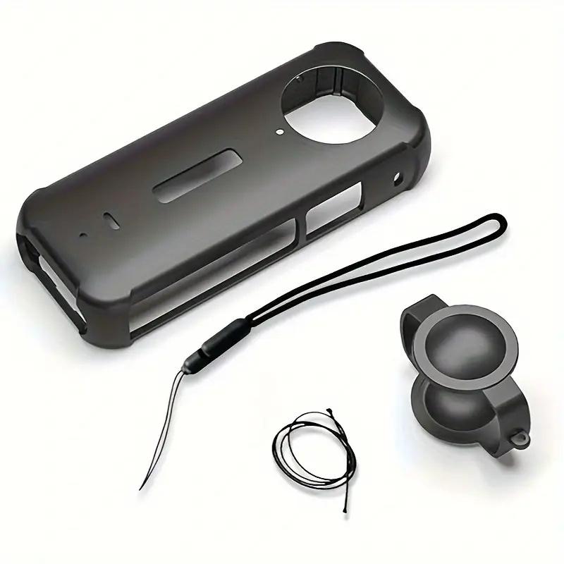 Silicone Case For Insta360 X3 Camera, Scratch Proof Protector Guards Lens Cover Cap For Insta360 X3 Action Camera Accessories